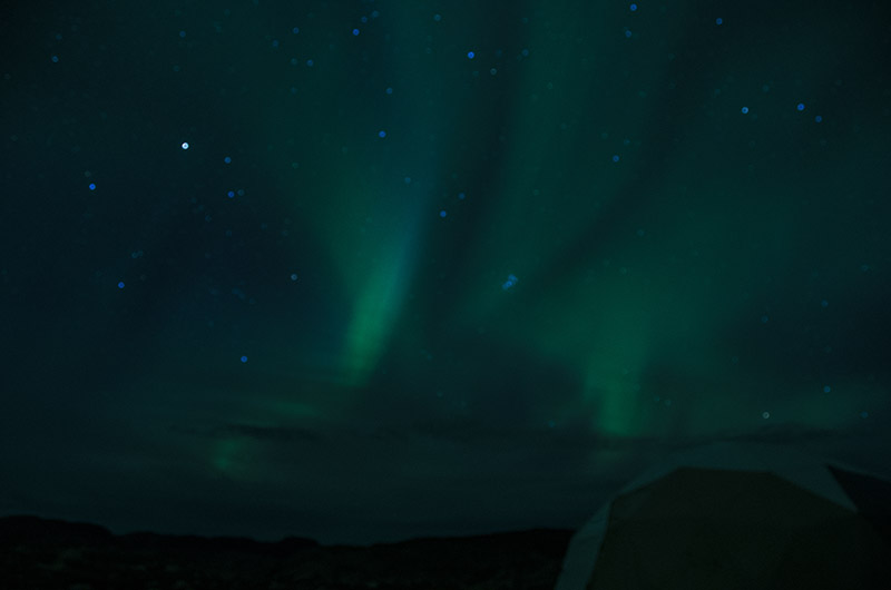 09 - Groenlandia - aurora boreal - fiordo Tunulliarfik - campamento Qaleraliq